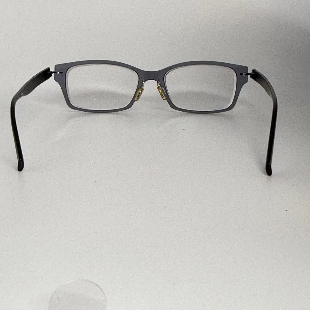 Aspire Special‎ Grey Eyeglass Frames 52-17-145 Clear Lens Rectangle Mens Womens